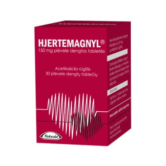 HJERTEMAGNYL, 150 mg, plėvele dengtos tabletės, N30