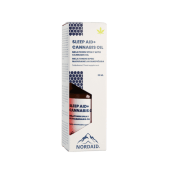 NORDAID SLEEP AID MELATONIN+CANNABIS OIL purškalas 1mg, 30 ml