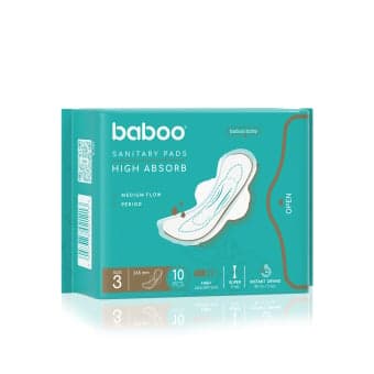 BABOO higieniniai paketai, 10 vnt, 3 dydis, 10 vnt.