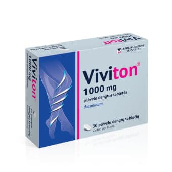 VIVITON, 1000 mg, plėvele dengtos tabletės, N30, plėvele dengtos tabletės, N30