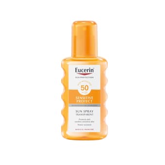 EUCERIN skaidrus purškalas nuo saulės SENSITIVE PROTECT, SPF 50, 200 ml