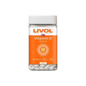 LIVOL VITAMINAS D 4000 TV, 120 tablečių