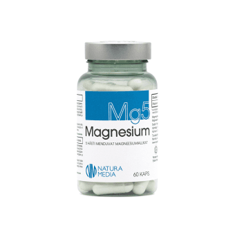 NATURA MEDIA maisto papildas Mg5 MAGNESIUM, 125 mg, 60 kapsulių