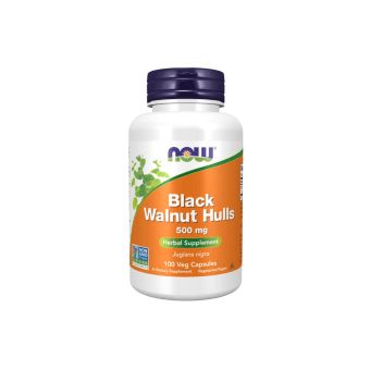 Black Walnut Hulls 500mg, 100 kapsulių