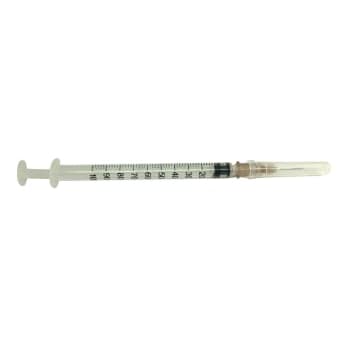 ZIBO vienkartinis 3 dalių insulininis švirkštas, su adata 26 G, 1 ml, 1 vnt., 1 vnt.