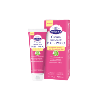 AMIDOMIO stangrinantis ir maitinantis kūno kremas po gimdymo, 200 ml