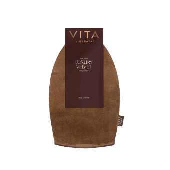 VITA LIBERATA dvipusė pirštinė savaiminio įdegio produktams paskirstyti, 1 vnt.