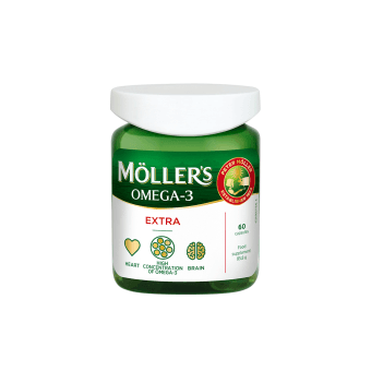 MÖLLER'S OMEGA-3 EXTRA, 60 kapsulių