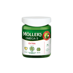 MÖLLER'S OMEGA-3 EXTRA, 60 kapsulių