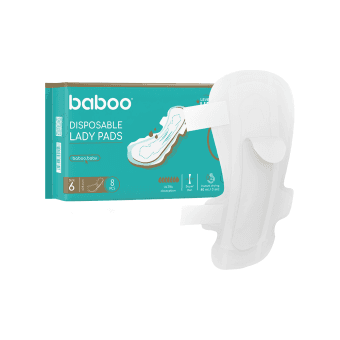 BABOO higieniniai paketai, 6 dydis, 8 vnt.