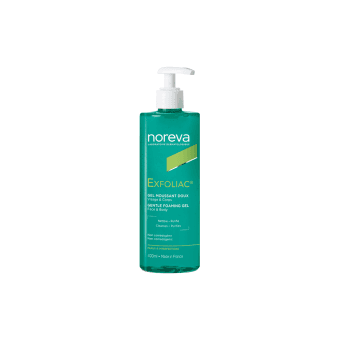NOREVA švelnus putojantis gelis EXFOLIAC, 400 ml