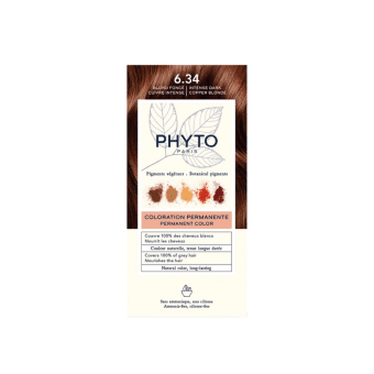 PHYTO plaukų dažai COLOR, Nr. 6.34, 1 vnt.