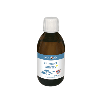 NORSAN OMEGA-3 ARKTIS su vitaminu D, citrinų skonio, 200 ml