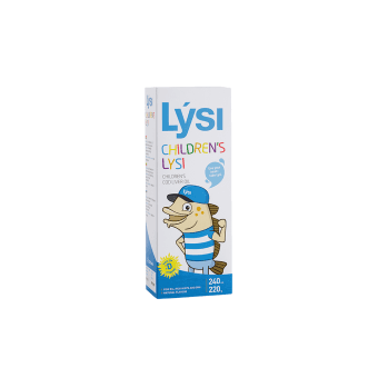 LYSI CHILDRENS, žuvų taukai vaikams, natūralaus skonio, 240 ml