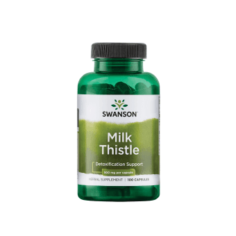 SWANSON MILK THISTLE (TIKRASIS MARGAINIS), 100 kapsulių