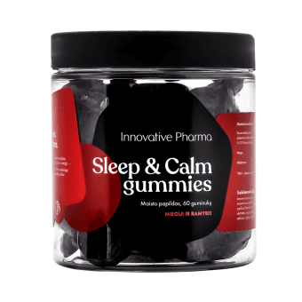 INNOVATIVE PHARMA SLEEP & CALM GUMMIES, 60 guminukų