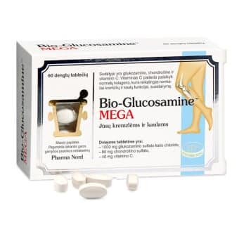 PHARMA NORD, Bio-Glucosamine MEGA, 60 tablečių