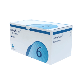 NOVOFINE adatos insulinams, 31 G, 6 mm, 100 vnt.