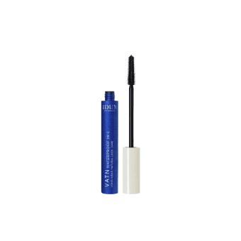IDUN MINERALS vandeniui atsparus blakstienų tušas VATN, Nr. 5003, juoda spalva, 10 ml