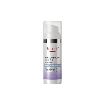 EUCERIN naktinis veido kremas su Epicelline® ir hialurono rūgštimi HYALURON-FILLER + LONGEVITY, 50 ml