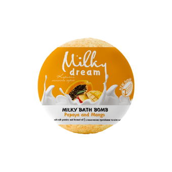 MILKY DREAM, Vonios burbulas Milky Papaja&Mangas, 100 g