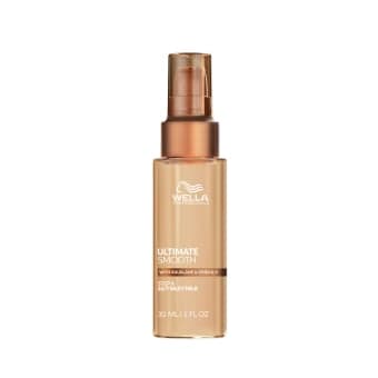 WELLA PROFESSIONALS ULTIMATE SMOOTH Silky Milk - Glotninantis pienelis su skvalanu ir omega-9, 30 ml