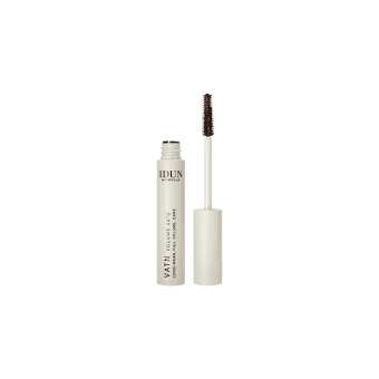 IDUN Minerals suteikiantis apimties vandeniui atsparus blakstienų tušas, rudos spalvos VATN VOLUME Nr.5018, 9 ml