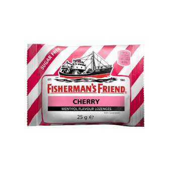 FISHERMAN'S FRIEND pastilės, vyšnių skonio, 25 g