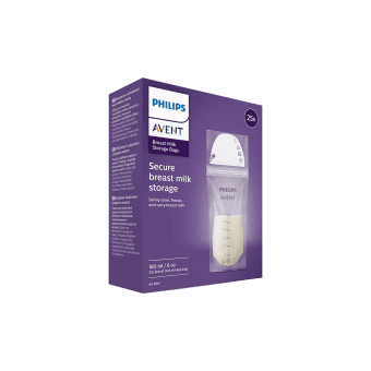 PHILIPS AVENT maišeliai motinos pienui laikyti 180 ml, SCF603/25, 25 vnt., 180 ml
