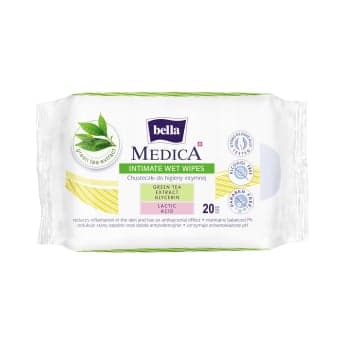 BELLA MEDICA drėgnos servetėlės intymiai higienai, 20 vnt.