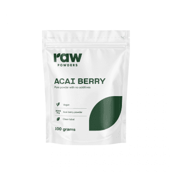 RAW POWDERS, milteliai, ACAI UOGŲ, 100 g