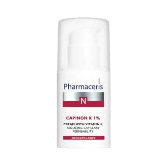 PHARMACERIS N, CAPINON K kremas odai su išsiplėtusiais kapiliarais, 30 ml