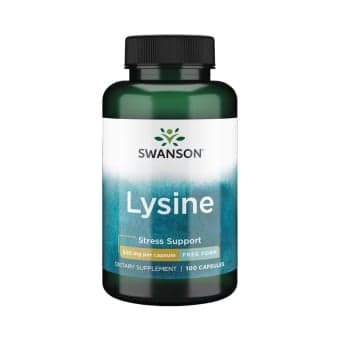 SWANSON L-LIZINAS, 500 mg, 100 kapsulių