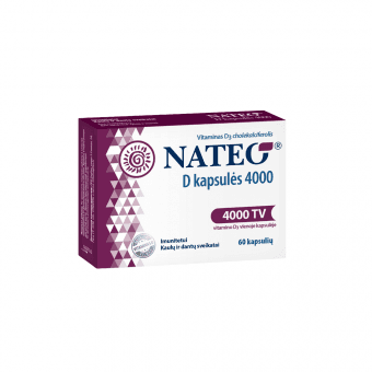 NATEO D 4000 TV, 60 kapsulių