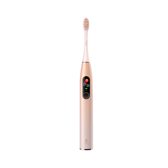 OCLEAN elektrinis dantų šepetėlis X PRO, rožinė spalva, 1 vnt.+magnetinis įkroviklis, 1 vnt.