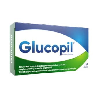 GLUCOPIL, 60 dengtų tablečių