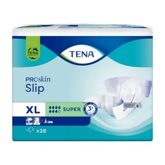 TENA sauskelnės SLIP SUPER, XL dydis, 28 vnt.