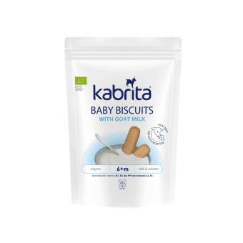 KABRITA ožkos pieno pagrindu pagaminti sausainiai, nuo 6 mėn., 115 g
