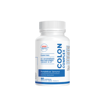 SVEIKA KRYPTIS, žarnynui Colon Complex Unique IS-2®, 60 kapsulių
