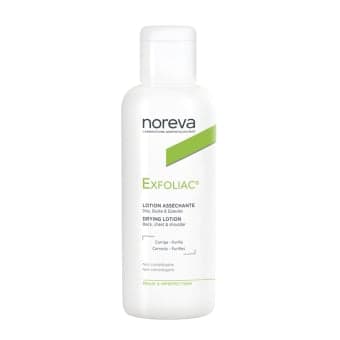 NOREVA veido, nugaros ir krūtinės odos losjonas EXFOLIAC, 125 ml