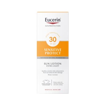 EUCERIN ypač lengvas losjonas nuo saulės SENSITIVE PROTECT, SPF 30, 150 ml