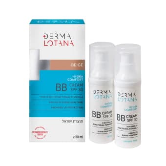DERMALOTANA kremas su atspalviu HYDRA COMFORT BB NATURAL, natūrali spalva, 30 ml