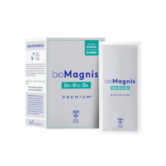 BIOMAGNIS B6 PREMIUM, 28 pakelių