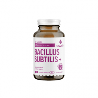 ECOSH Bacillus Subtilis Plius, 90 kapsulių