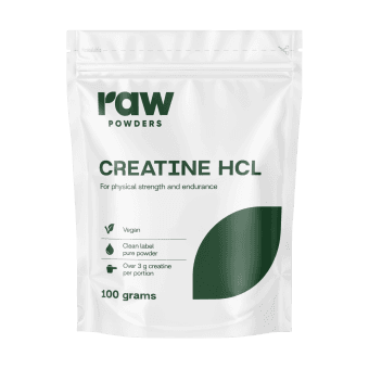 RAW POWDERS KREATINAS HCl, 100 g