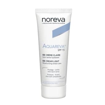 NOREVA drėkinamasis tonuojamasis BB kremas AQUAREVA, SPF 15, šviesaus atspalvio, 40 ml