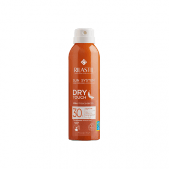 Rilastil, SUN SYSTEM, Dry Touch kūno dulksna SPF 30, 200 ml, 200 ml