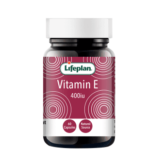LIFEPLAN VITAMINAS E 400TV, 60 kapsulių