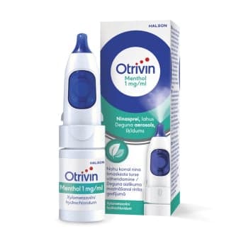 OTRIVIN MENTHOL, 1 mg/ml, nosies purškalas (tirpalas) 10ml, nosies purškalas (tirpalas), N1