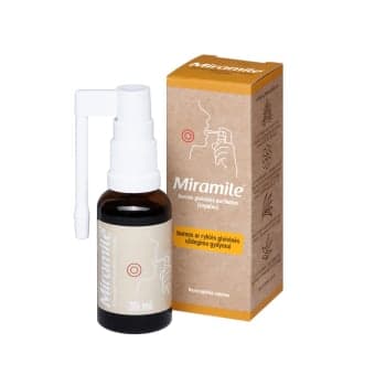 MIRAMILE, 0,1ml/0,35ml/0,05ml/0,3ml/ml, burnos gleivinės purškalas (tirpalas), N1